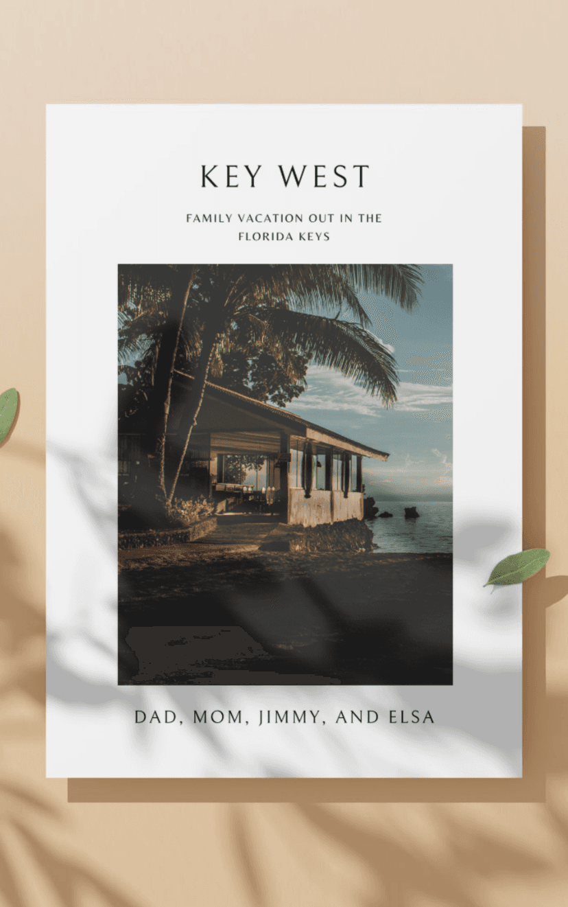 Family keepsake book