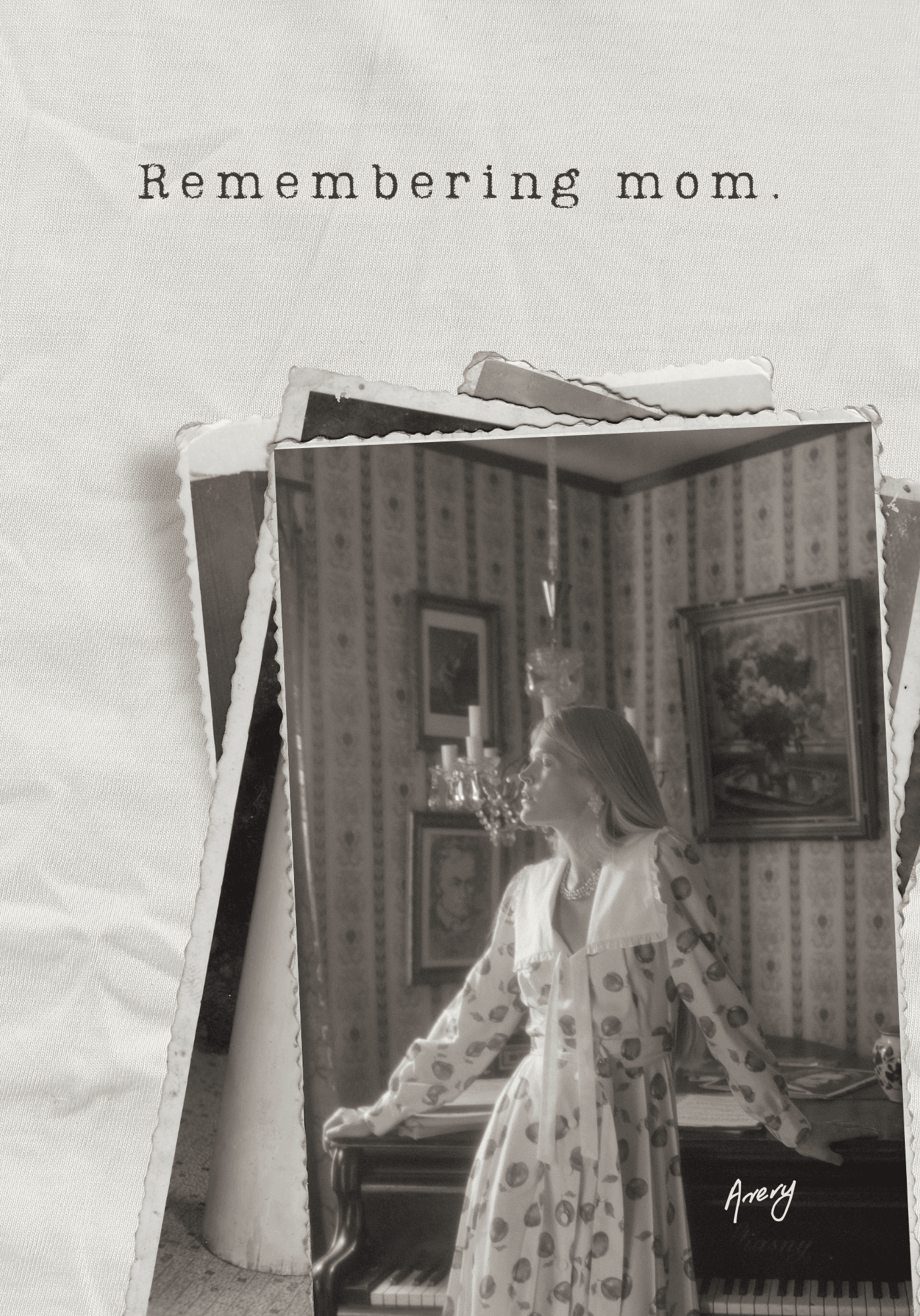 Memorial book cover remembering Grandma